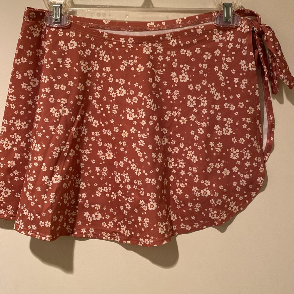 ANDIE Coverup Floral Print Tie Waist Sarong NEW AB379, Large, NWT